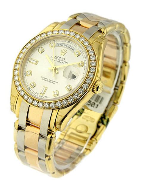 rolex tri color gold|rolex tridor bracelet.